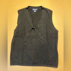 Ann Taylor Sleeveless Cashmere Sweater